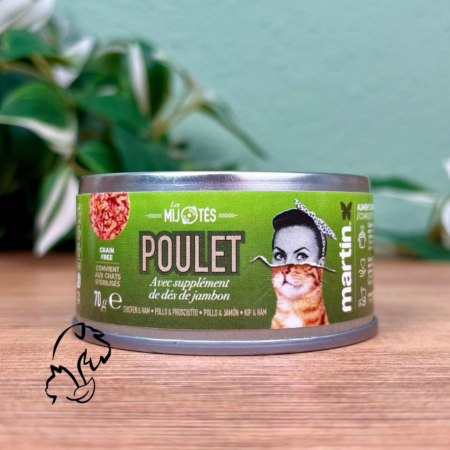 MARTIN - LATA ESTOFADO DE POLLO CON JAMÓN PARA GATOS