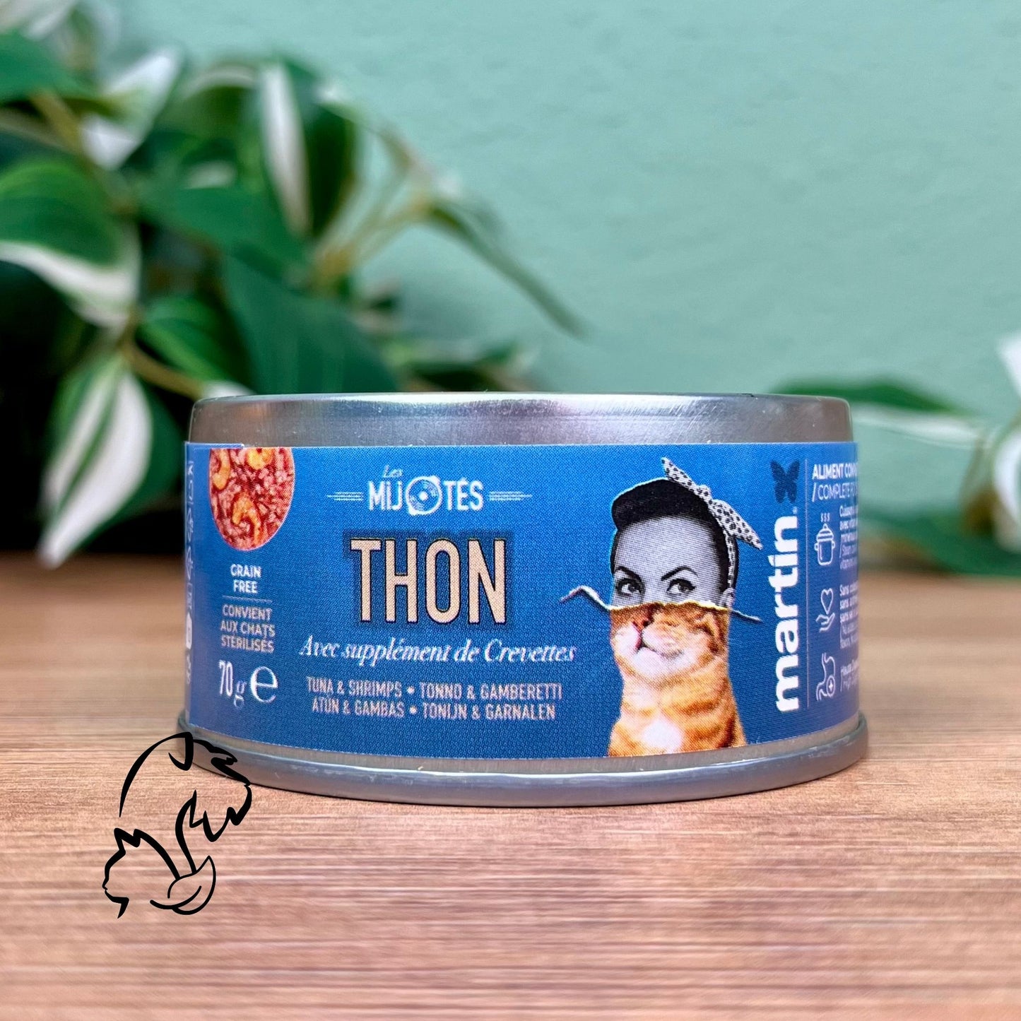 MARTIN - LATA ESTOFADO DE ATÚN CON GAMBAS PARA GATOS