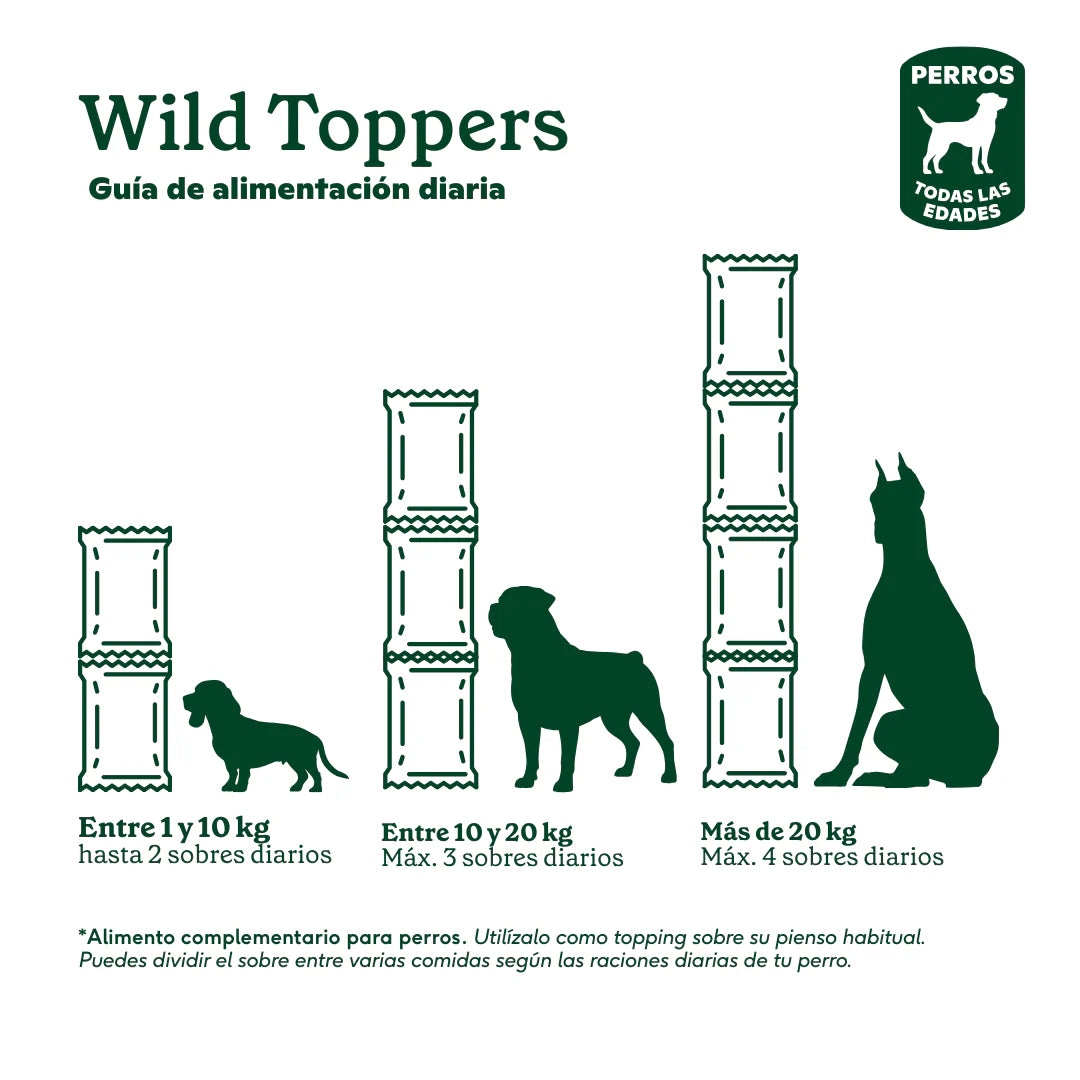 WILD BALANCE - WILD TOPPERS DE SALMÓN PARA PERROS