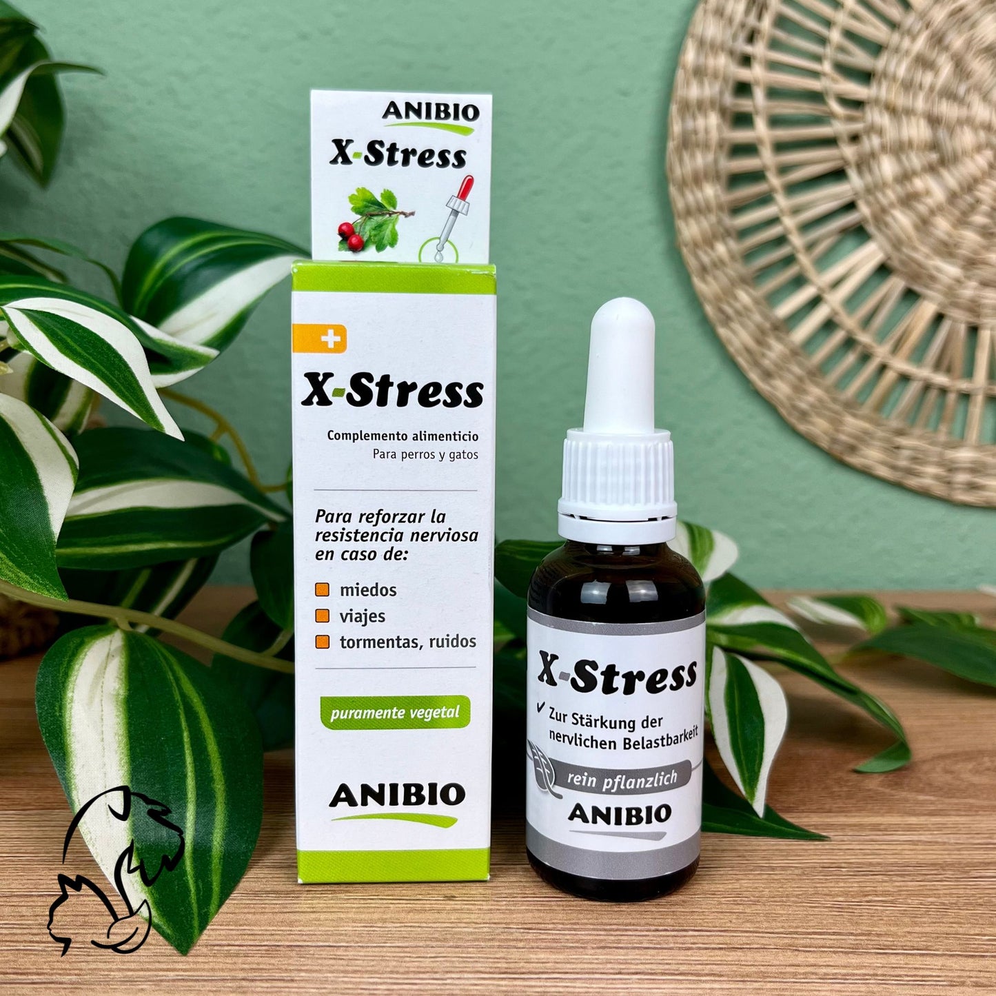 ANIBIO - X-STRESS - CALMANTE NATURAL PARA PERROS Y GATOS