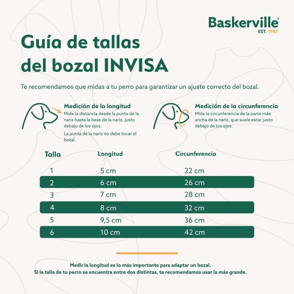 BASKERVILLE - BOZAL INVISA PARA PERROS