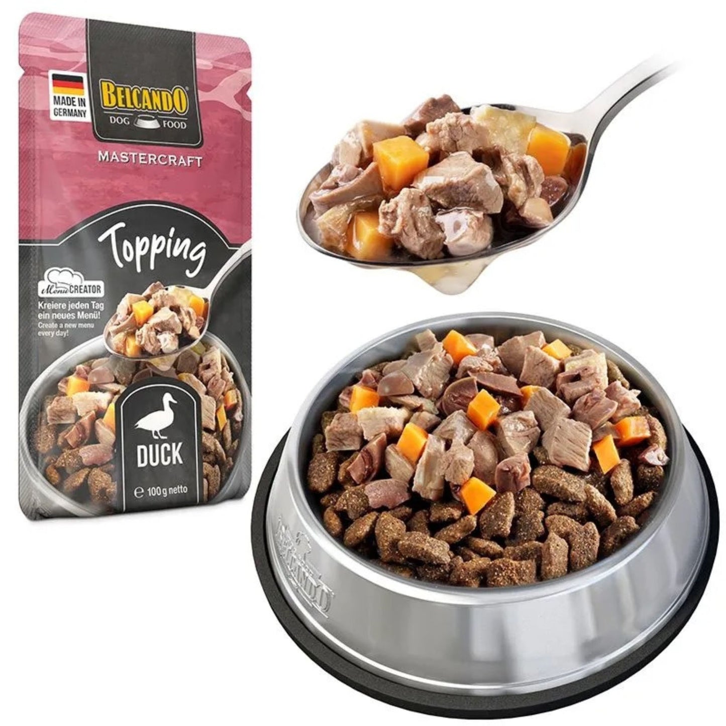 ⚡️GANGA⚡️BELCANDO - TOPPING DE PATO CON BATATA PARA PERROS