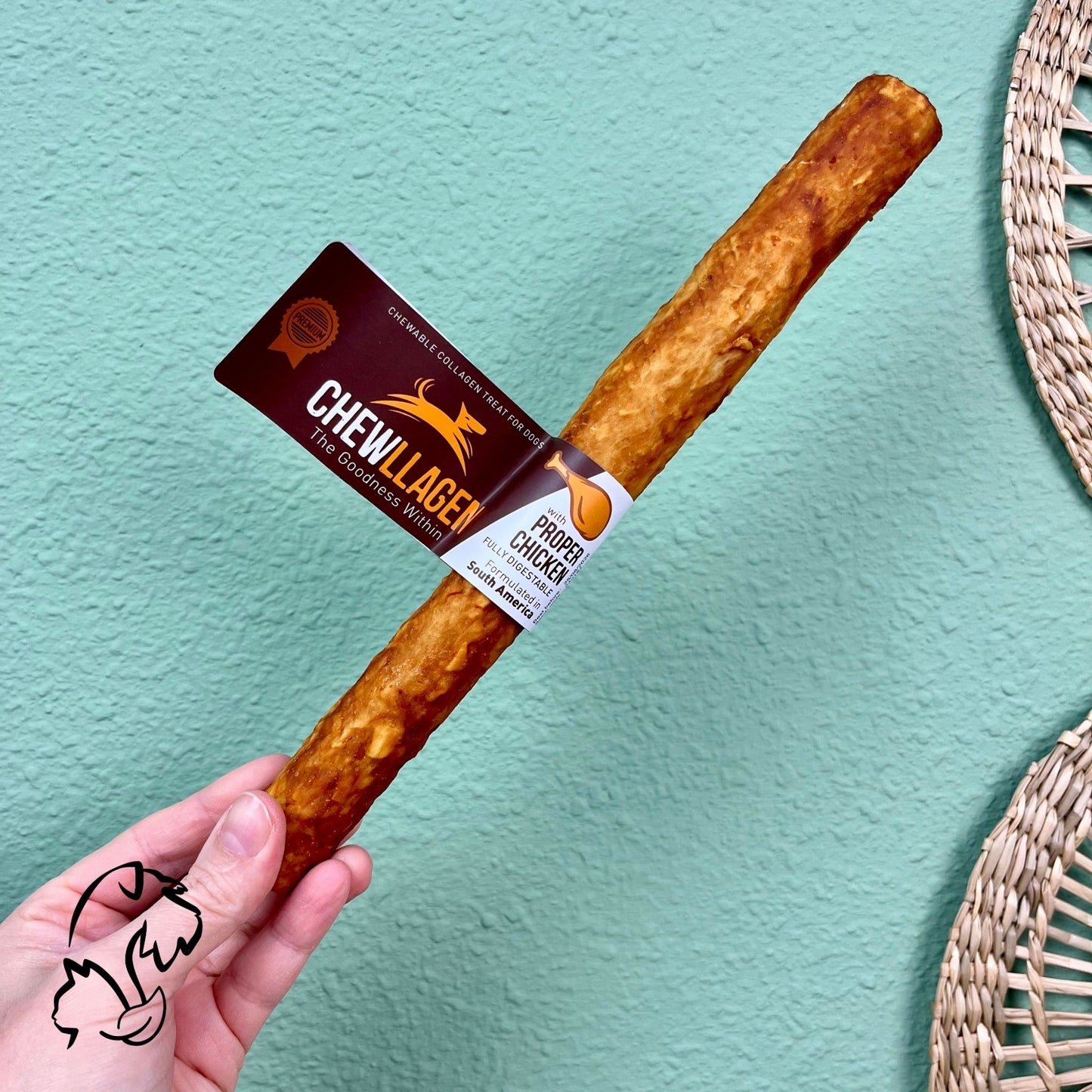 CHEWLLAGEN - PALITOS DE COLÁGENO CON POLLO PARA PERROS