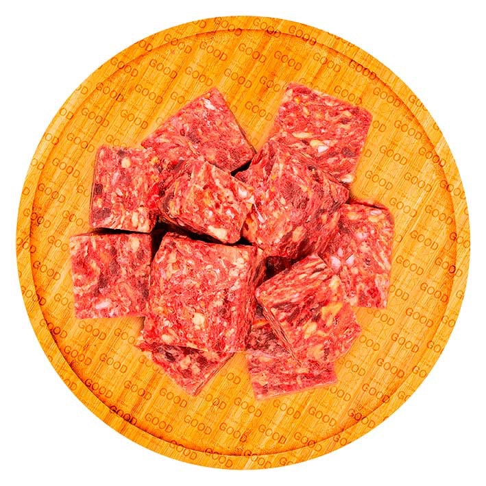 Good Luck, menú de alimentación cruda BARF en cubos para gatos y perros de todas las edades