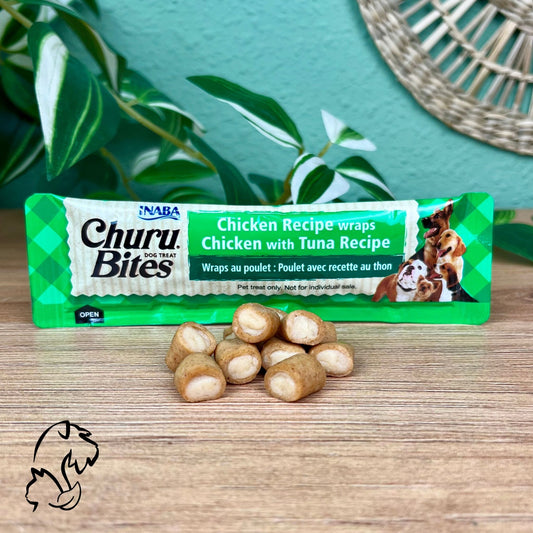 INABA - CHURU BITES DE POLLO CON ATÚN PARA PERROS