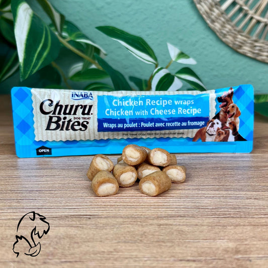 INABA - CHURU BITES DE POLLO CON ATÚN Y QUESO PARA PERROS