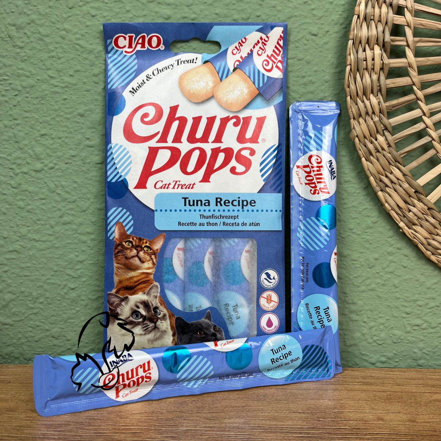 INABA - CHURU POP DE ATÚN PARA GATOS