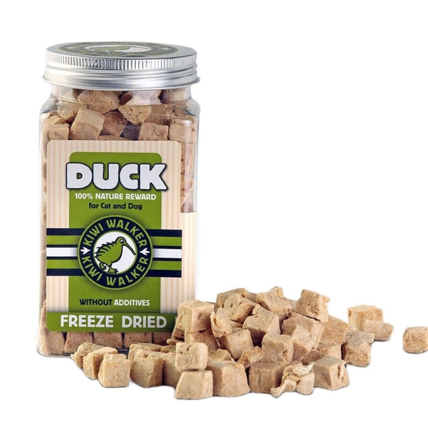 KIWI WALKER - PREMIOS LIOFILIZADOS DE PATO PARA PERROS Y GATOS