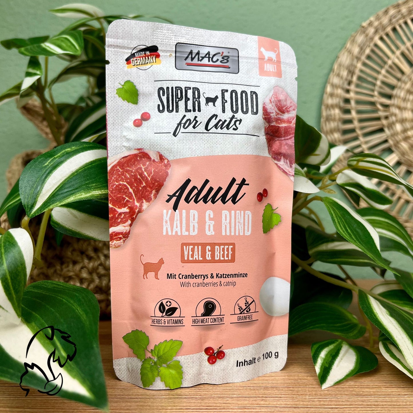 Mac´s Alimentación Natural En Sobre De Ternera Para Gatos