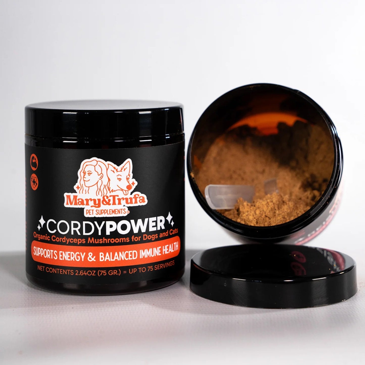MARY & TRUFA - CORDY POWER - HONGO CORDYCEPS PARA PERROS Y GATOS