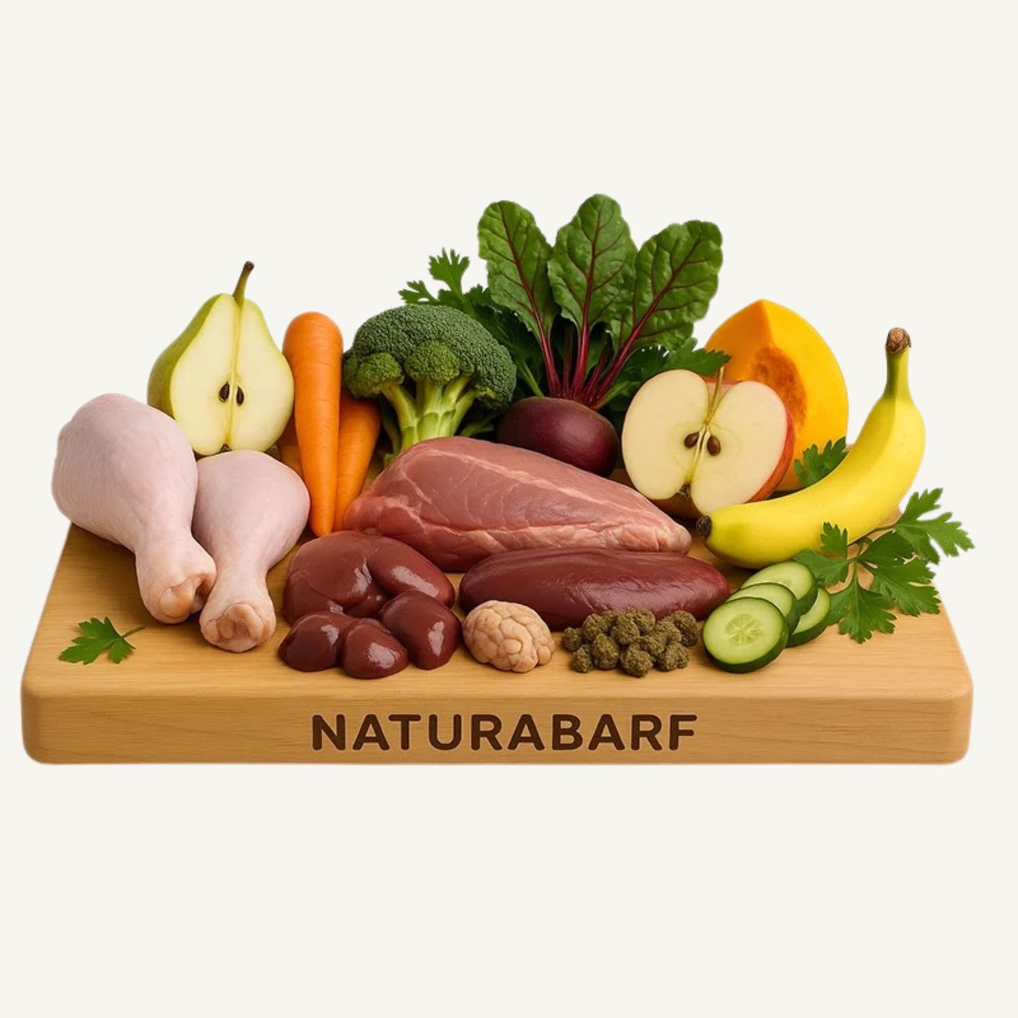 Naturabarf, menú de alimentación cruda BARF elaborado con pavo y cordero para perros de todas las edades y tamaños