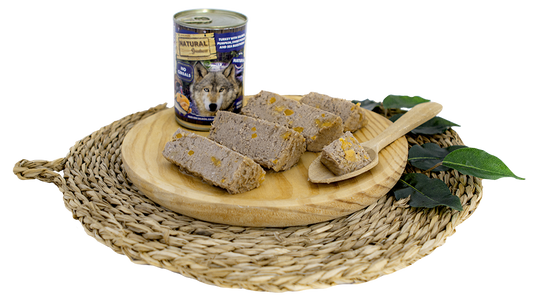 NATURAL GREATNESS - LATA DE PAVO CON SALMÓN, BONIATO Y CALABAZA PARA PERROS