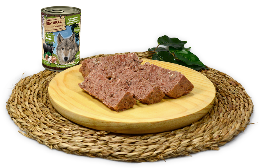 NATURAL GREATNESS - LATA DE TERNERA ANGUS CON SETAS PARA PERROS