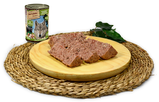 NATURAL GREATNESS - LATA DE TERNERA ANGUS CON SETAS PARA PERROS