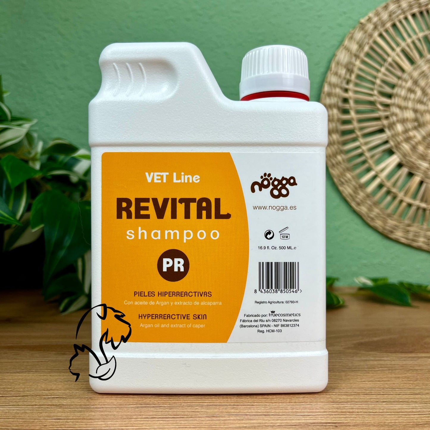 NOGGA - REVITAL SHAMPOO PR - CHAMPUTERAPIA PICORES PARA PERROS Y GATOS