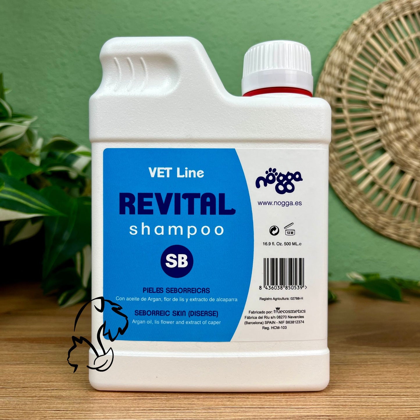 NOGGA - REVITAL SHAMPOO SB - CHAMPUTERAPIA SEBORREAS PARA PERROS Y GATOS