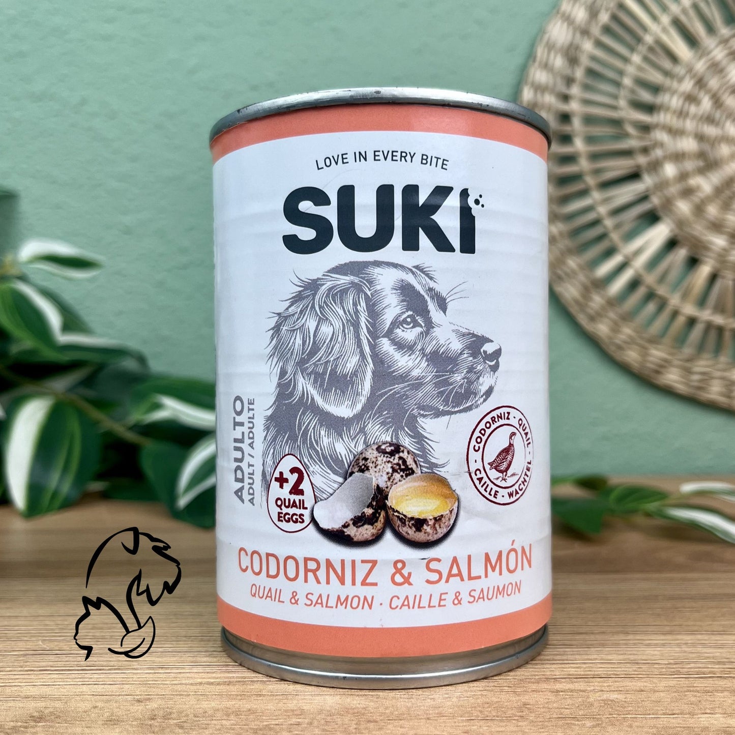 SUKI - LATA DE CODORNIZ Y SALMÓN PARA PERROS