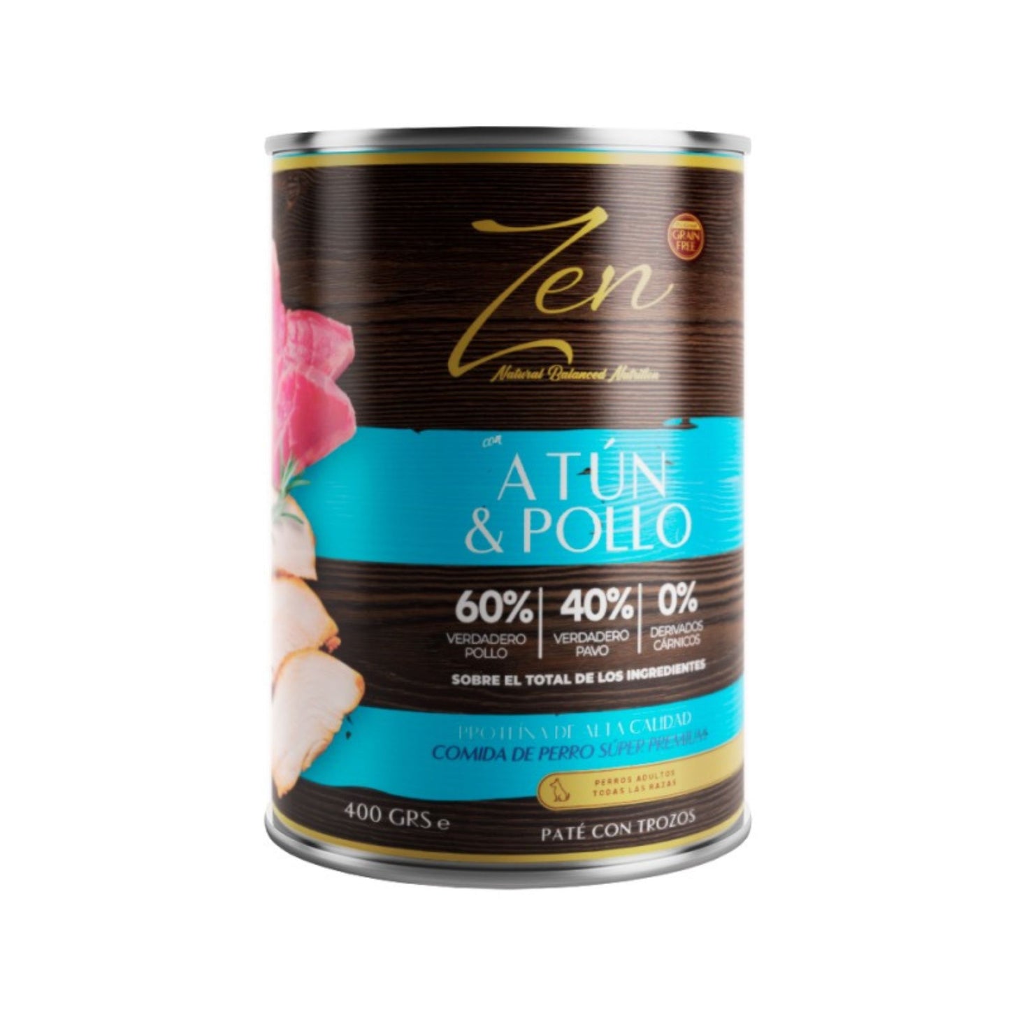 ZEN - LATA DE POLLO Y ATÚN PARA PERROS