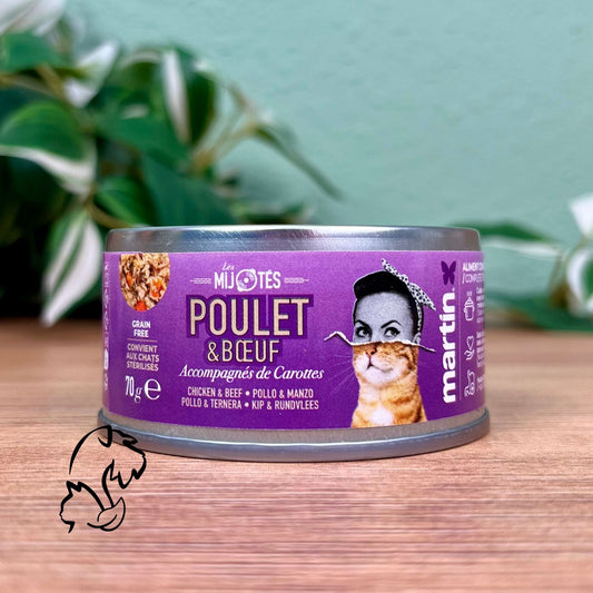 MARTIN - LATA ESTOFADO DE POLLO Y TERNERA PARA GATOS
