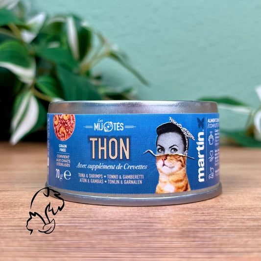 MARTIN - LATA ESTOFADO DE ATÚN CON GAMBAS PARA GATOS