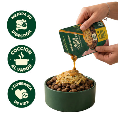 WILD BALANCE -  WILD TOPPERS DE POLLO PARA PERROS