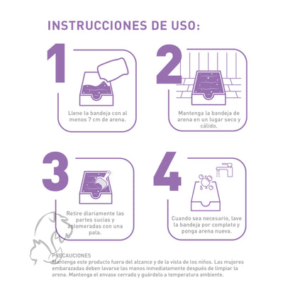 WEEGO - LAVENDER TOFU - ARENA AGLOMERANTE DE TOFU PARA GATOS