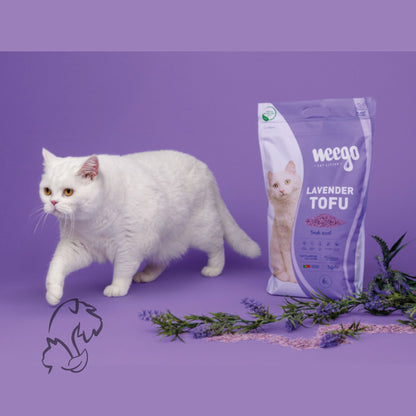 WEEGO - LAVENDER TOFU - ARENA AGLOMERANTE DE TOFU PARA GATOS