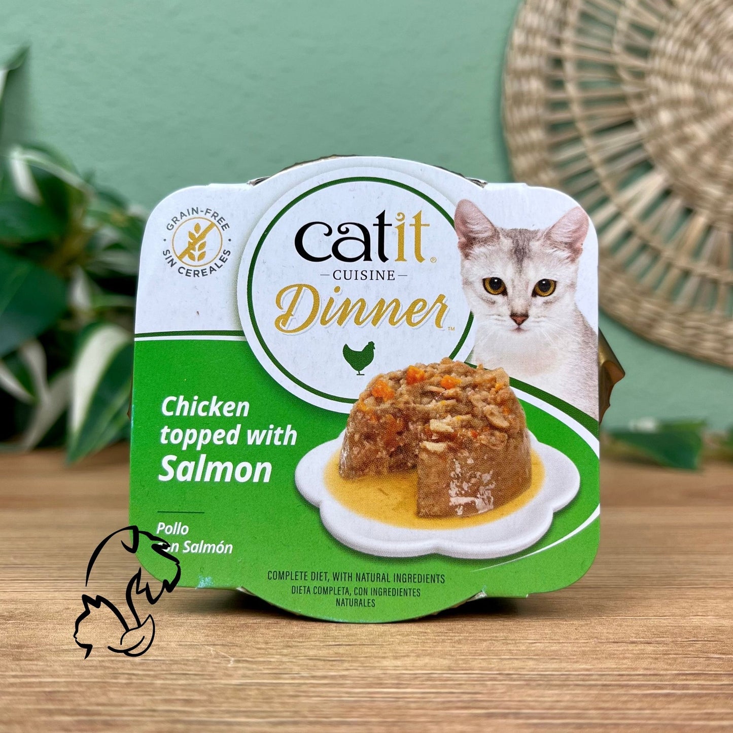 CATIT - DINNER DE POLLO CON ATÚN Y SALMÓN PARA GATOS
