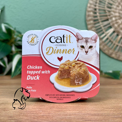 CATIT - DINNER DE POLLO CON PATO PARA GATOS