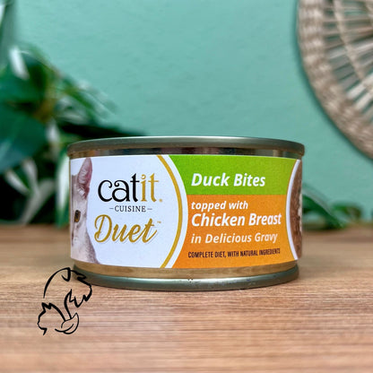 CATIT - DUET DE POLLO CON PATO PARA GATOS