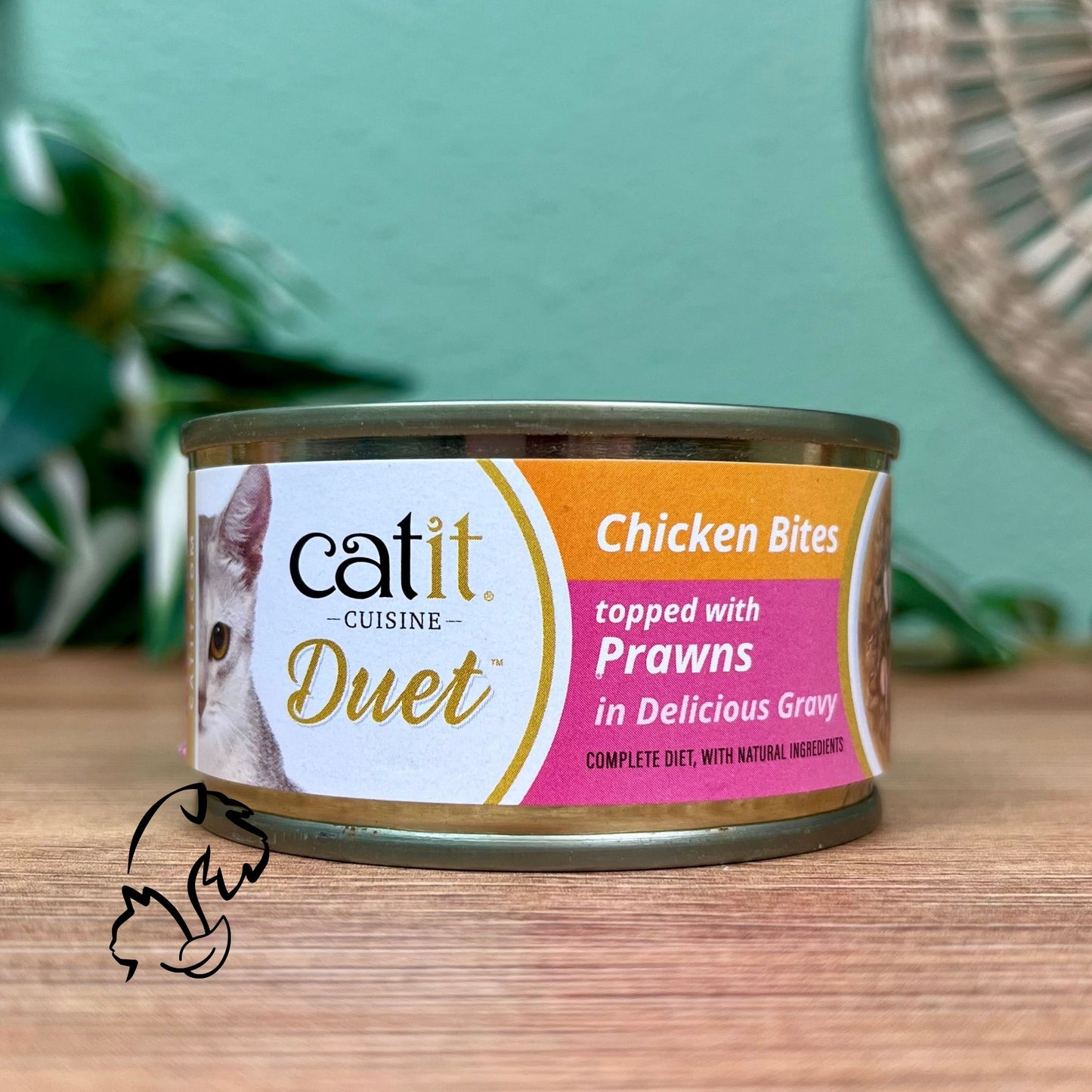CATIT - DUET DE POLLO CON GAMBAS PARA GATOS
