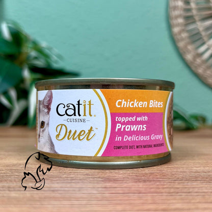 CATIT - DUET DE POLLO CON GAMBAS PARA GATOS