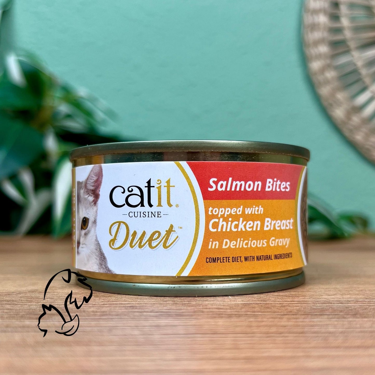 CATIT - DUET DE POLLO CON SALMÓN PARA GATOS