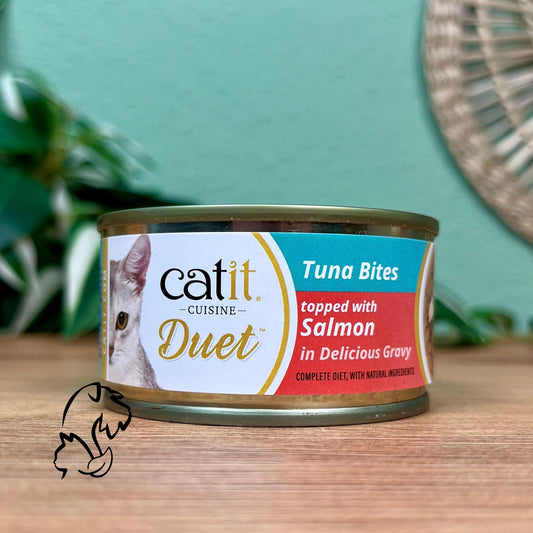 CATIT - DUET DE POLLO CON ATÚN Y SALMÓN PARA GATOS