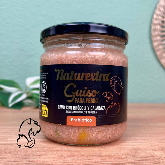 NATUREXTRA - GUISO DE PAVO CON BRÓCOLI Y CALABAZA PARA PERROS