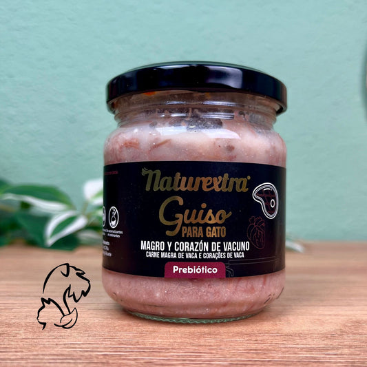 NATUREXTRA - GUISO DE MAGRO Y CORAZÓN DE VACUNO PARA GATOS ( Y PERROS )