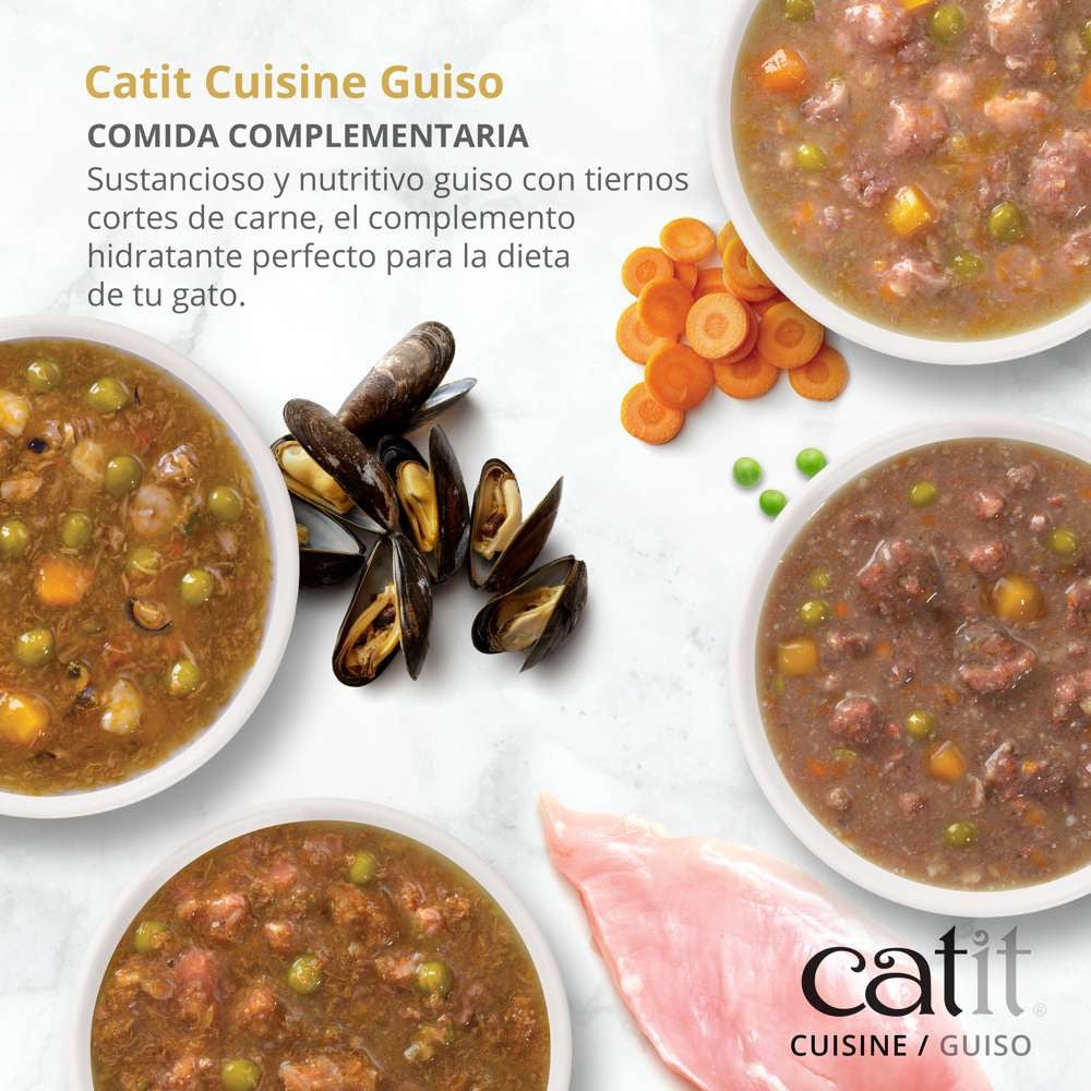 CATIT - CUISINE GUISO DE ATÚN Y POLLO PARA GATOS