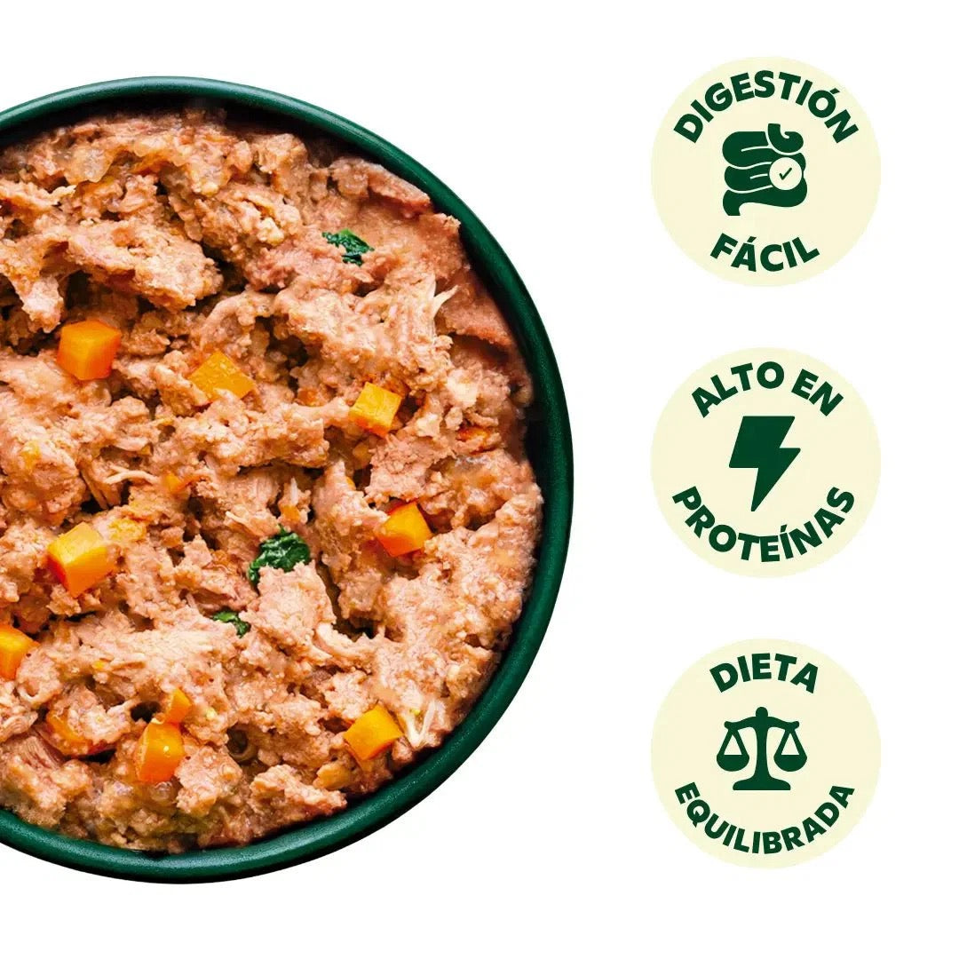 WILD BALANCE - MENÚ COCINADO DE POLLO PARA PERROS