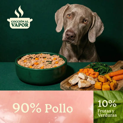 WILD BALANCE - MENÚ COCINADO DE POLLO PARA PERROS