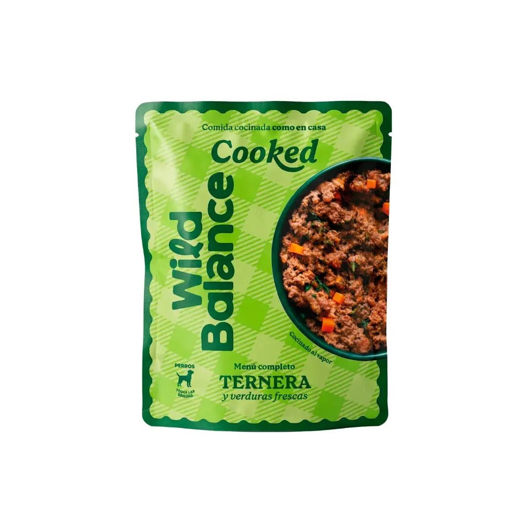WILD BALANCE - MENÚ COCINADO DE TERNERA PARA PERROS