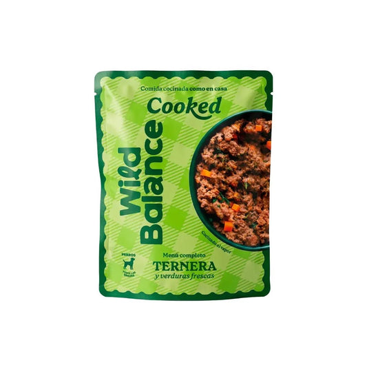 WILD BALANCE - MENÚ COCINADO DE TERNERA PARA PERROS
