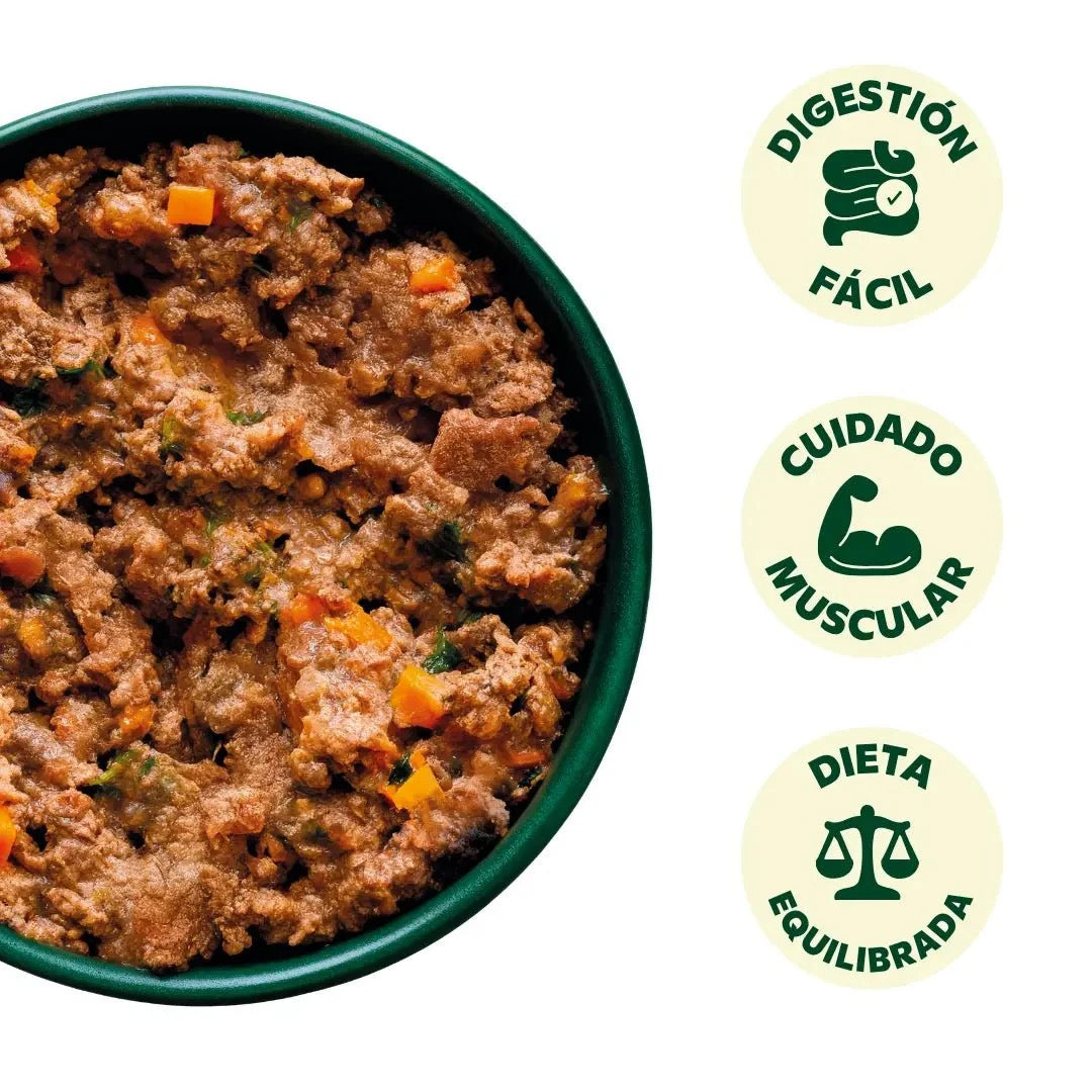 WILD BALANCE - MENÚ COCINADO DE TERNERA PARA PERROS