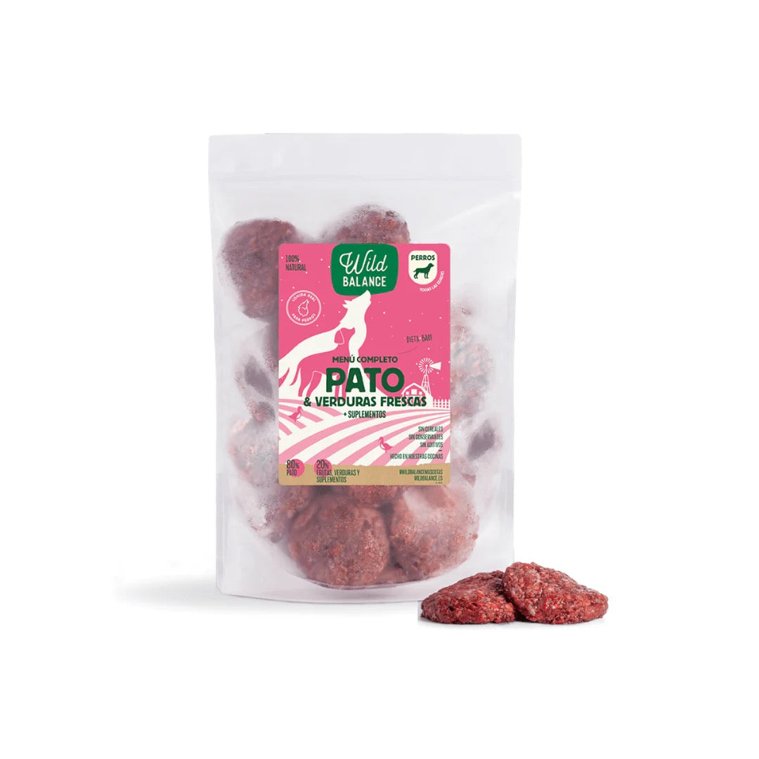 WILD BALANCE - MENÚ BARF DE PATO PARA PERROS