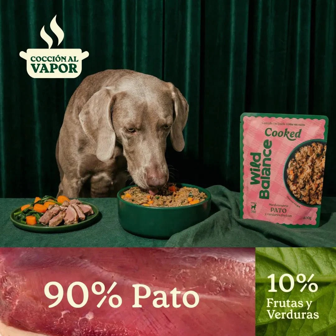 WILD BALANCE - MENÚ COCINADO DE PATO PARA PERROS