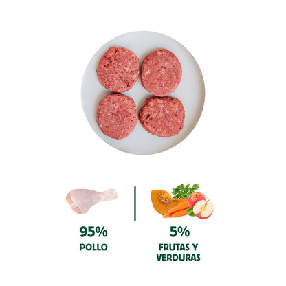 WILD BALANCE - MENÚ BARF DE POLLO PARA GATOS