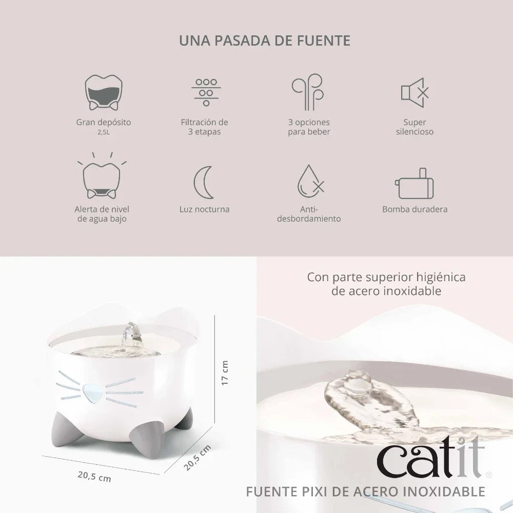 CATIT - FUENTE PIXI PARA GATOS
