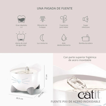 CATIT - FUENTE PIXI PARA GATOS