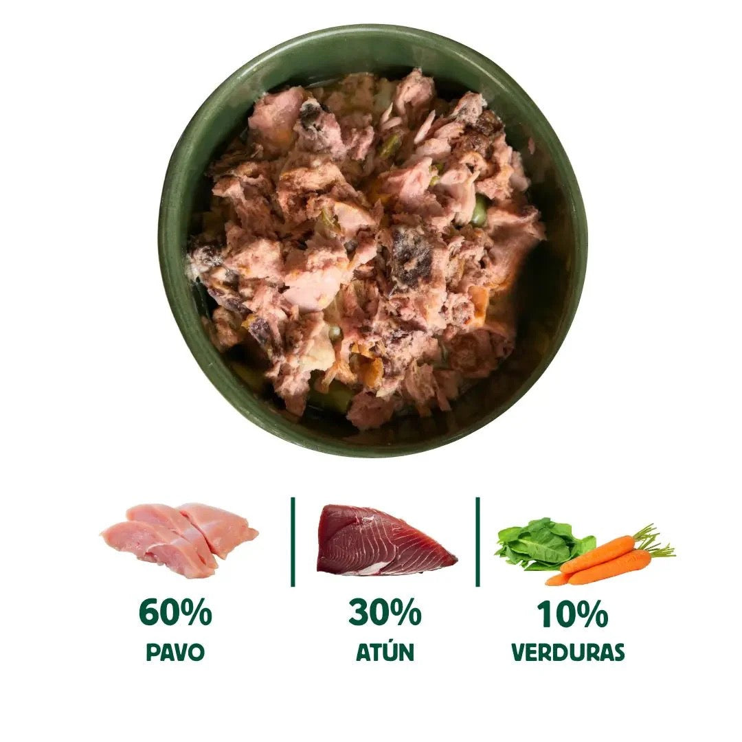 WILD BALANCE - LATA FILOSOFÍA BARF DE PAVO Y ATÚN PARA PERROS