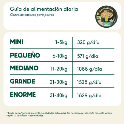 WILD BALANCE - CAZUELA CASERA DE BOQUERÓN Y PAVO CON MANZANA PARA PERROS