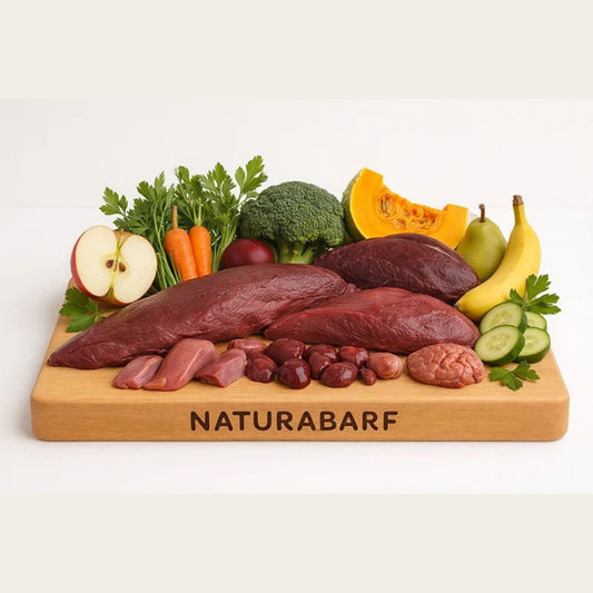 NATURABARF - MENÚ BARF DE PATO Y CIERVO PARA PERROS